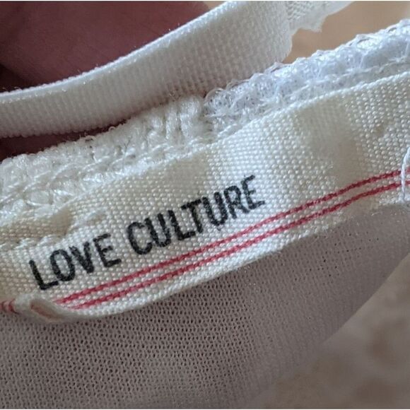 Love Culture Black and White Lace Top Dress Size Small - Picture 4 of 6